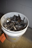 LARGE BUCKET OF FLATWARE, BUILDING 2 KITCHEN