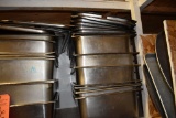 APPROX. (16) STAINLESS STEEL INSERTS, 20
