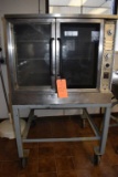 MARKET FORGE OVEN ON STAND WITH CASTERS,