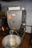 HOBART MIXER - GRINDER ON CASTERS, INCLUDES POT AND