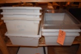 (7) PLASTIC BINS