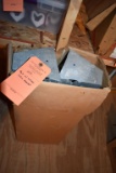 BOX WITH METAL SAW HORSES