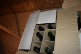 (3) BOXES WITH EMPTY BOTTLES WITH WAX