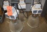(4) LITHONIA PLUG IN LIGHT FIXTURES