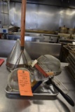POTATO MASHER, SPATULA, BEATER AND STRAINERS