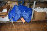 MISC. RAGS, BAGS AND APRONS ON THIS SHELF, BUILDING