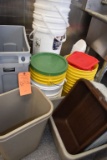 PLASTIC BUS BINS, BUCKETS AND GARBAGE BINS