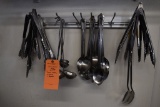 TONGS, LADLES, SPOON AND RACKS