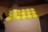 (2) PARTIAL BOXES OF NEW PLASTIC MUSTARD DISPENSERS