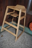 WOODEN HIGH CHAIR