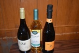 (3) BOTTLES; CHARDONNAY, PROSECO, PINOT GRIGIO,