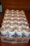 (24) CANS OF MODELO, 16 OZ.,