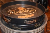 (20)+ ASSORTED ROUND BEER SERVING TRAYS, 12
