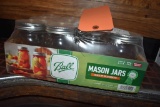 (9) NEW 16 OZ. BALL MASON JARS WITH LIDS