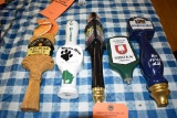 (5) ASSORTED BEER TAP HANDLES