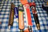 (5) ASSORTED BEER TAP HANDLES
