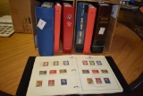 THOUSAND OF FOREIGN STAMPS IN (7) BINDERS;