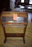 WOODEN LOTTO DRAW BOX - NEEDS WORK
