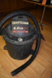 CRAFTSMAN 5.0 H.P. WET/DRY VAC AND UMBRELLA