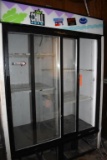 TRUE CHILL ISLE TWO DOOR COOLER, INCLUDES EXTRA GRATES