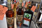 (3) BOTTLES OF JAGERMEISTER SENATORS CLUB BRANDY,
