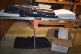 ALUMINUM FOLDING TABLE WITH CARRYING CASE,