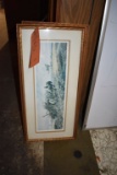(2) FRAMED AND MATTED PRINTS
