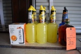 (8) ASSORTED BOTTLES, (1) 4 PACK OF NUTRL,