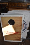 BEAN BAG TOSS GAME INCLUDES BOX AND (8) BAGS