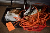 (2) BINS OF MISC. CORDS