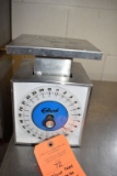 EDLUND TABLE TOP SCALE, 25 LBS, MODEL #SR-25,