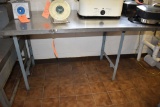STAINLESS STEEL PREP TABLE, 30
