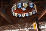 OLD STYLE CHANDELIER STYLE LIGHT FIXTURE, PLASTIC,
