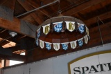 OLD STYLE CHANDELIER STYLE LIGHT FIXTURE, PLASTIC,