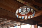 OLD STYLE CHANDELIER STYLE LIGHT FIXTURE, PLASTIC,