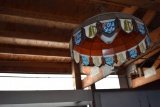 OLD STYLE CHANDELIER STYLE LIGHT FIXTURE, PLASTIC,