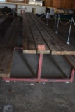 HEAVY DUTY PICNIC TABLE WITH WELDED STEEL FRAME,