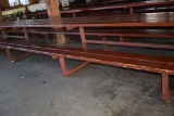 HEAVY DUTY PICNIC TABLE WITH WELDED STEEL FRAME,