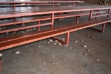 HEAVY DUTY PICNIC TABLE WITH WELDED STEEL FRAME,