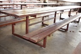 HEAVY DUTY PICNIC TABLE WITH WELDED STEEL FRAME,