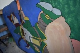(2) LARGE CUT-OUT FACE PROPS