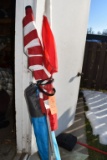 FOLDING LAWN CHAIR, U.S. FLAG AND