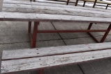 HEAVY DUTY PICNIC TABLE WITH WELDED STEEL FRAME,
