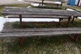 HEAVY DUTY PICNIC TABLE WITH WELDED STEEL FRAME,