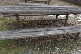 HEAVY DUTY PICNIC TABLE WITH WELDED STEEL FRAME,