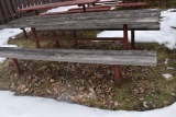 HEAVY DUTY PICNIC TABLE WITH WELDED STEEL FRAME,
