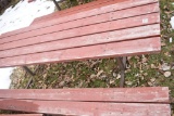 HEAVY DUTY PICNIC TABLE WITH WELDED STEEL FRAME,