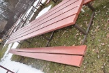 HEAVY DUTY PICNIC TABLE WITH WELDED STEEL FRAME,