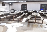 (18) HEAVY DUTY PICNIC TABLES WITH WELDED STEEL FRAME,