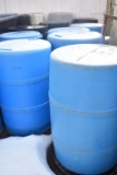 LARGE ASSORTMENT OF EMPTY BLUE BARRELS
